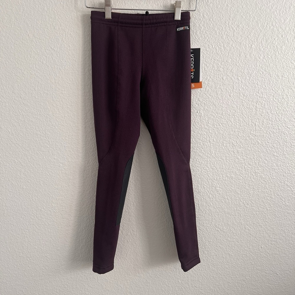 Kerrits Kids Small Fleece Lite II 2 Knee Patch Tight Riding Pants Equestrian NWT